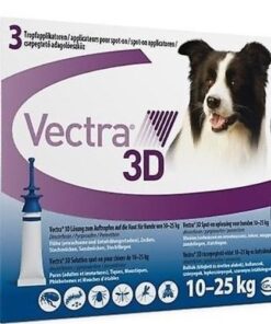 VECTRA 3D PERRO 10-25 Kg 3PIPETAS | Antiparasitario externo en solución spot-on